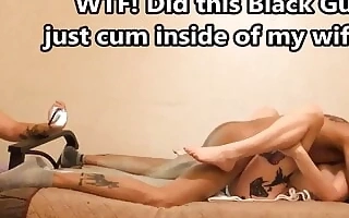 Husband Gets Angry After Wife is Creampied by BBC
